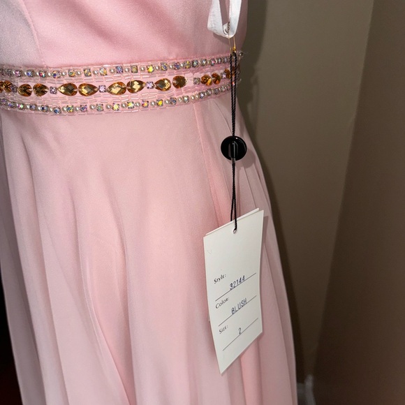 Sherri Hill 32144 Blush Size 2 NWT - Picture 5 of 11